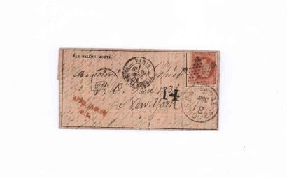 ETATS-UNIS - 19 NOVEMBRE 1870
40c lauré (déf.)...
