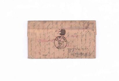 null 23 NOVEMBER 1870

Stamp fallen by immersion (trace of star 2) càd
PARIS R. St....