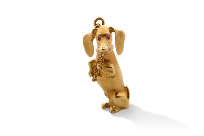 null Pendentif Chien

rubis, or jaune 18K (750)

H.: 3.4cm - Pb.: 10gr
Cliquez ici...