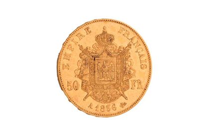 FRANCE - Napoléon III - 50 Francs FRANCE - Napoléon III - 50 Francs
Or
Profil droit...
