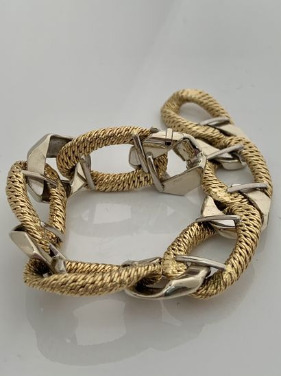 FRED "GOURMETTE"
Alternating mesh bracelet, 18K (750) gold
Hallmark Georges Lenfant...