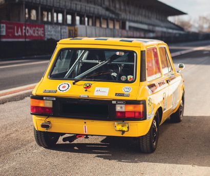 1979 Autobianchi A112 ABARTH 
用FFSA护照准备拉力赛

2019年历史悠久的蒙特卡洛拉力赛的参赛者。

Carlo Abarth开发的最新模型

法国汽车登记文件

底盘号：A112B2...