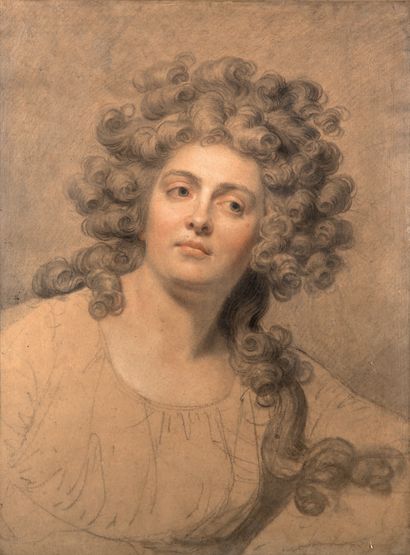 ATTRIBUÉ À CLAUDE-JEAN-BAPTISTE HOIN DIJON, 1750/1817 Portrait de jeune femme
Pierre...
