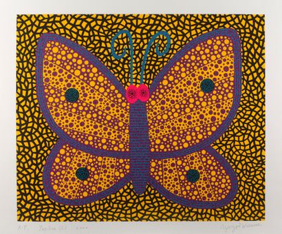 YAYOI KUSAMA (née en 1929) 
Papillon I, série 
Amour pour toujours, 2000

Sérigraphie,...