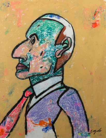 ANTONIO SEGUÍ (né en 1934) 
Untitled, c. 2010

Pastel and charcoal on cardboard,...