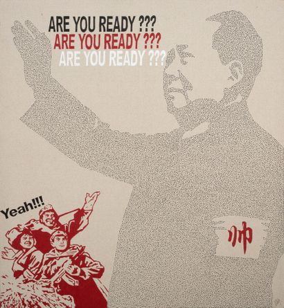 ÉCOLE CHINOISE (XX-XXI) 
Are you ready, 2006

Stencil on canvas

100 x 100 cm

39...