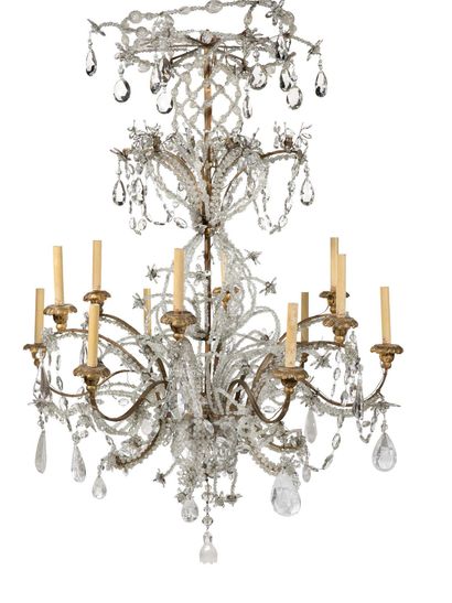 null EXCEPTIONAL LUSTRE DU PALAIS DORIA
A ceremonial chandelier with eighteen arms...