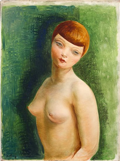 MOÏSE KISLING (1891-1953) 
Didi, 1936 

Huile sur toile, signée en bas à gauche et...