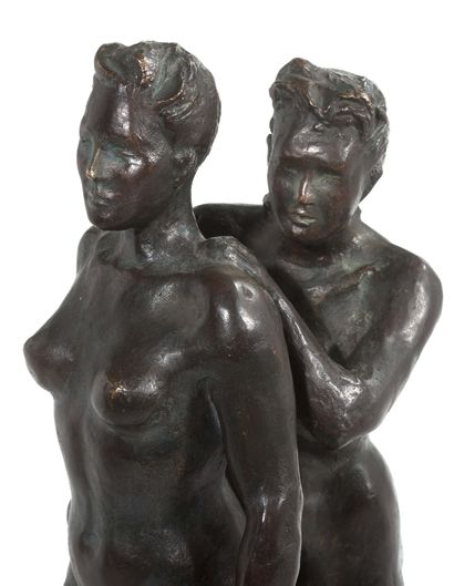 ALEKSANDR DEINEKA (1899-1969) 
Les deux amies 

Bronze 

36.2 x 19.5 x 14 cm 

14...