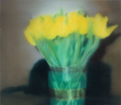 GERHARD RICHTER (né en 1932) 
郁金香 (P17), 1995 - 2017

裱在铝板上的彩色印刷品，编号为54/500，背面印有Heni...