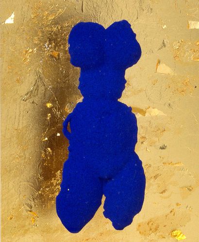 YVES KLEIN (1928 - 1962) 
Petite Vénus Bleue, 1956-1957

Bronze peint avec la couleur...