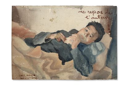 null 
Sao NGUYEN (1915-2006) 




Le labourage, 1939




Aquarelle sur papier, signée...