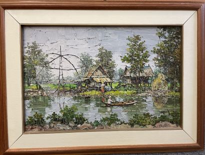 null 
Yongyuth Chumowat, 20th century Thai school




Two oils on canvas, signed...