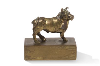 null ECOLE FLAMANDE du XVIIème siècle

Taureau 

Epreuve en bronze 

H. 8 cm



(Oxydations)



Cliquez...