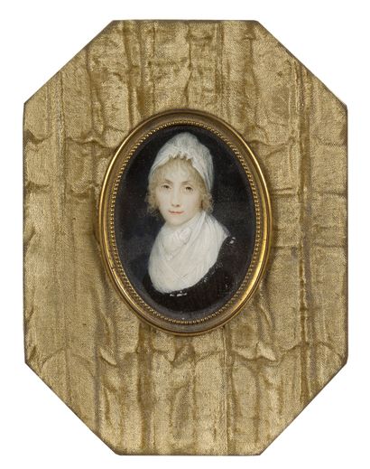 Ecole française, vers 1795 Ecole française, vers 1795

Portrait de veuve

Miniature...