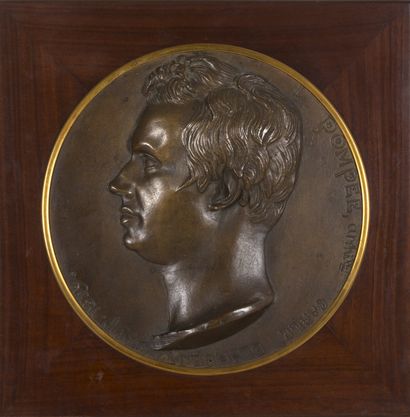 Carle ELSHOECHT (1797-1856) Carle ELSHOECHT (1797-1856)

Paire de médaillons en bronze...