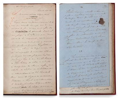 LAMARTINE Alphonse de (1790-1869) 
MANUSCRIPT autograph signed "Lamartine representative...