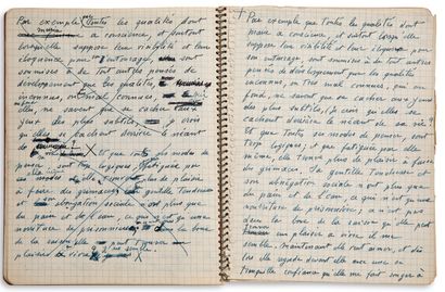 PICABIA Francis (1879-1953) 
MANUSCRIT autographe signé «Francis Picabia», Marie...