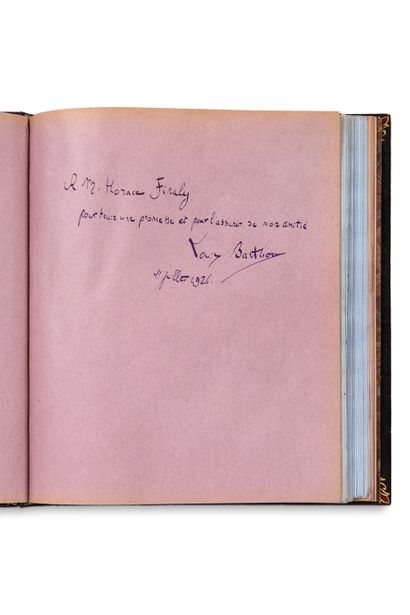 BARTHOU Louis (1862-1934) homme politique et écrivain. • MANUSCRIT autographe signé,...