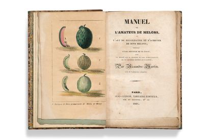 null • [GASTRONOMIE]. MARTIN Alexandre
Ensemble de 3 ouvrages rares liées à la gastronomie...