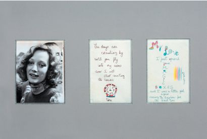 SAINT-PHALLE Niki de (1930 2002) Deux documents autographes et une photographie dans...