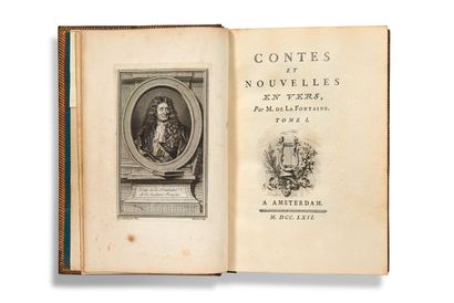 LA FONTAINE JEAN DE (1621-1695) Contes et nouvelles en vers
Amsterdam [Paris], 1762....