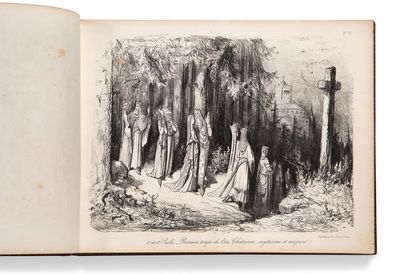 DORE GUSTAVE (1832-1883) • Album réunissant trois suites complètes : [Folies gauloises...