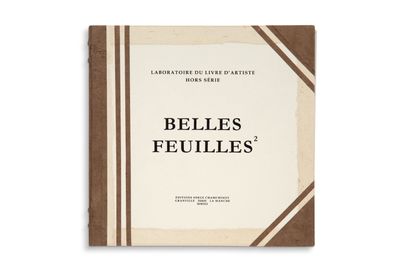 CHAMCHINOV Serge (né en 1967) Belles Feuilles²
Collection «Laboratoire du livre d'artiste....