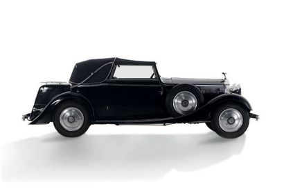 1934 ROLLS-ROYCE 20/25 HP CABRIOLET FERNANDEZ & DARRIN - COMMANDÉE NEUVE PAR LA COMTESSE...