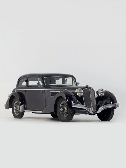 1937 DELAHAYE 135 COUPE DES ALPES COUPÉ CHAPRON 1 Carrosserie élégante signée Chapron...