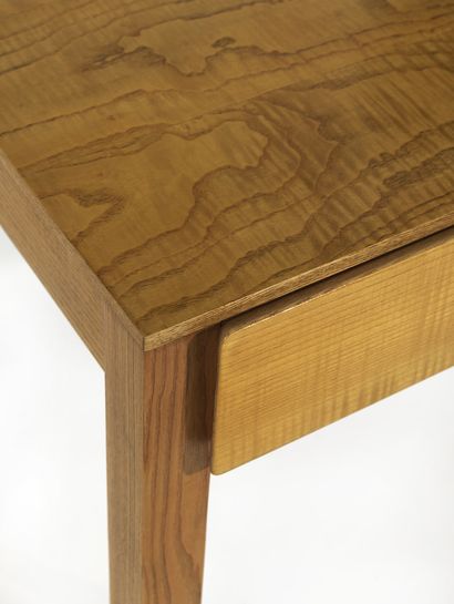 Gio PONTI (1891-1979) 
COIFFEUSE Ash wood structure, resting on sheath legs, with...