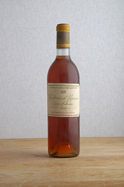 null 1 B CHÂTEAU D'YQUEM (e.t.h; c.s; très belle) - 1966 - C1 Supérieur Sauterne...