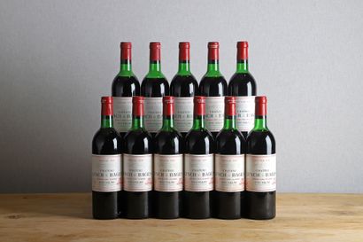 null 11 B CHÂTEAU LYNCH BAGES (Original wooden case of 12 handed over to the buyer)...