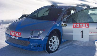 2001 Peugeot 206 WRC Glace Michel Vaillant 
Interesting story!

Real car from the...