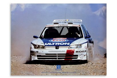 PEUGEOT 306 MAXI Lot of 11 posters: 6 in 116 x 78 cm format, 5 in 60 x 79 cm format
Good...
