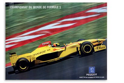 FORMULE 1 
一批13张代表Ligier, Prost Peugeot,
McLaren, Jordan, 在一级方程式中的海报
使用状况
大大小小的格...