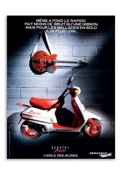 CYCLES PEUGEOT Batch of 22 advertising posters
Condition of use