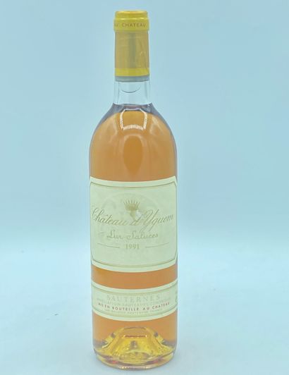  1 B CHÂTEAU D'YQUEM (T.L.B.+; e.t. légères) - 1991 - C1 Supérieur Sauternes