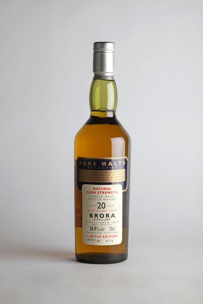 null 1 B SINGLE MALT SCOTCH WHISKY NATURAL CASK STRENGTH 20 ANS D'ÂGE 70 cl 54,9%...