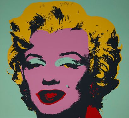 WARHOL ANDY (D'APRÈS) (1928-1987) 
Marylin, c. 1970 

Serie of 10 silkscreen on thick...