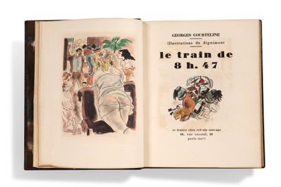 DIGNIMONT André (1891-1965) - COURTELINE Georges (1858-1929) Le train de 8 h. 47
Paris,...