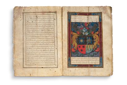 null [SPAIN]. [VALENCIA]. [AYORA]
Grant of arms in favour of Jaime Orti of the city...