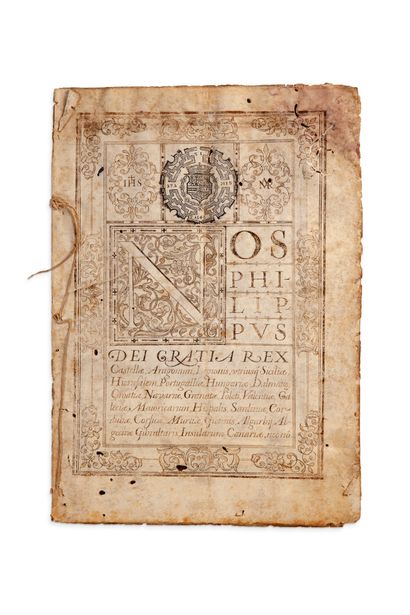 null [SPAIN]. [VALENCIA]. [AYORA]
Grant of arms in favour of Jaime Orti of the city...