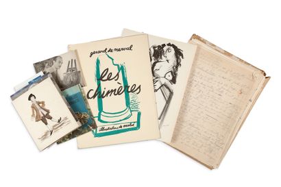 MOLNÉ LUIS VIDAL (1907-1970) PEINTRE 
Set of 30 documents.

Autograph manuscript...