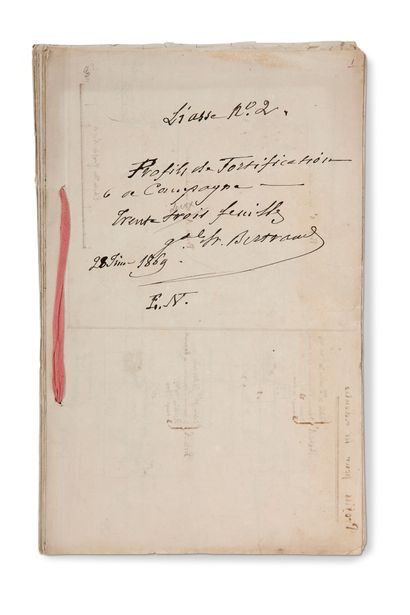 Napoléon Ier (1769-1821) 


MANUSCRIT en grande partie autographe avec nombreux SCHÉMAS...