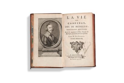 [NAPOLÉON IER]. LE CLERC JEAN La vie du Cardinal Duc de Richelieu. Amsterdam, Aux...