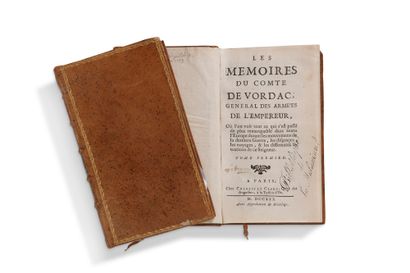 [NAPOLÉON IER]. VORDAC 
The Memoirs of the Count of Vordac, general of the Emperor's...