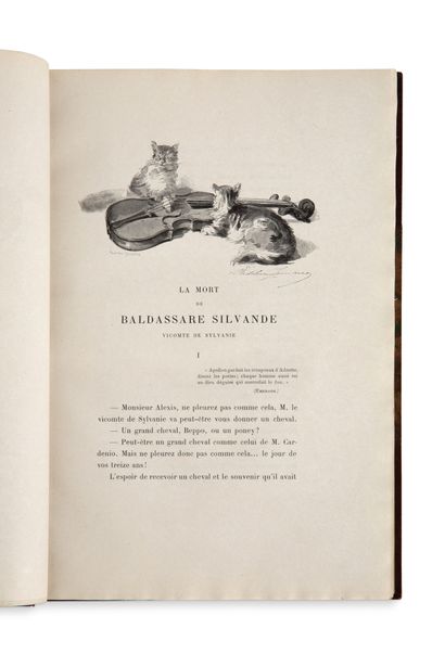 PROUST MARCEL (1877-1922) 
Les plaisirs et les jours，Madeleine Lemaire的插图，Anatole...