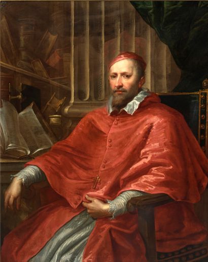 GIOVANNI BENEDETTO CASTIGLIONE DIT IL GRECHETTO GÊNES, 1609 - 1664, MANTOUE 
红衣主教奥塔维亚诺-拉吉（1592...