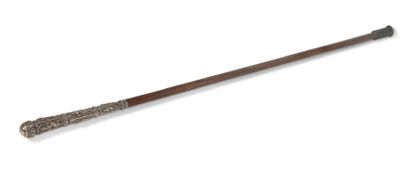 NÉPAL DÉBUT XXe SIÈCLE 
尼泊尔 二十世纪初

银头木拐杖
